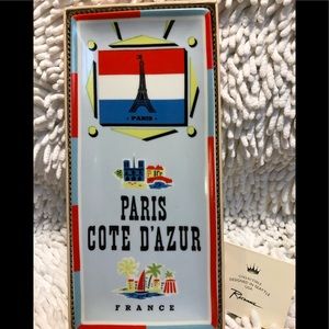 NEW collectible ceramic travel plate